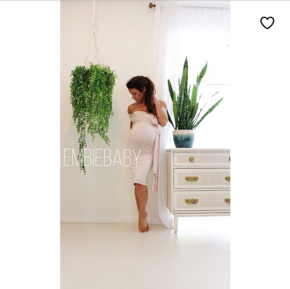 Maternity Bodycon Wrap Multiway Dress